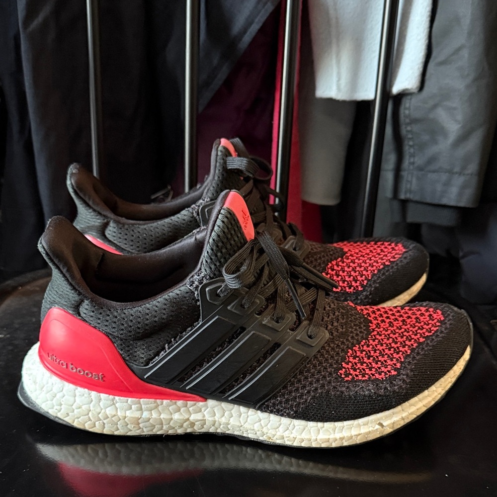 adidas Ultraboost 1.0 Core 'Black Lucid Red' Running Shoes JQ2272